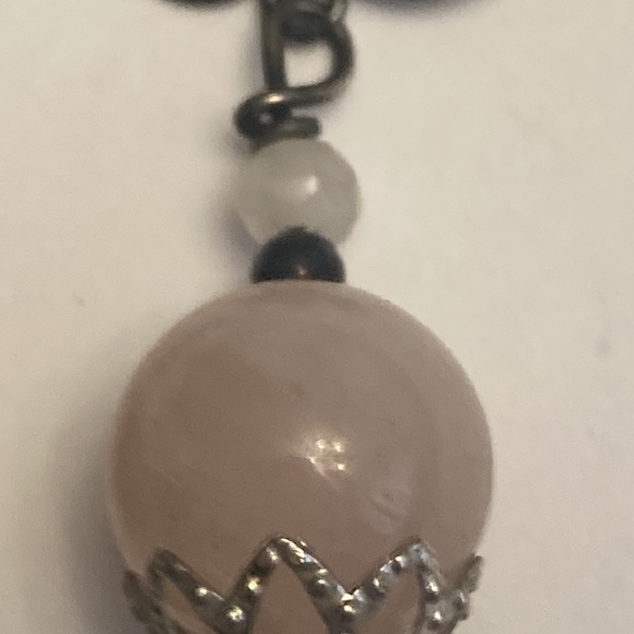 Light Pale Pink Scroll Earrings - Picture 5 of 14